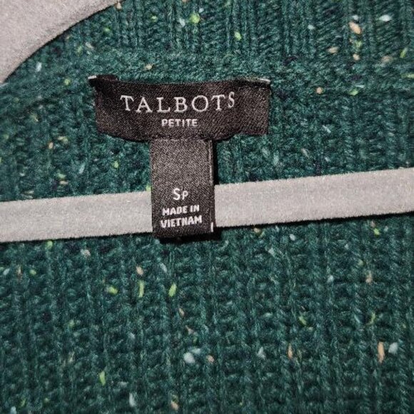Talbots Puff Sleeve Cardigan Sweater women Sp - Picture 3 of 3